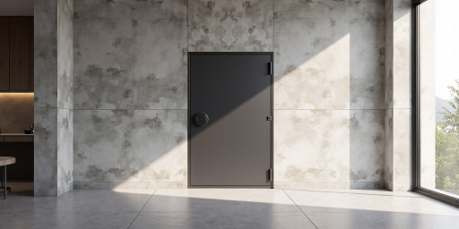 国内大型建筑集团标识，灰色背景，稳重风格